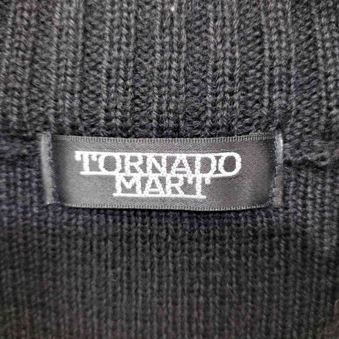 トルネードマート TORNADO MART ウール切替 ジップアップセーター Y2K メンズ