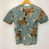 カネコイサオ KANEKO ISAO WONDERFUL WORLD 総柄 テディベア Uネック Tシャツ レディース