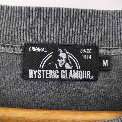 ヒステリックグラマー HYSTERIC GLAMOUR NIGHT FEVER ポケット付きオーバーサイズスウェット メンズ JPN:M