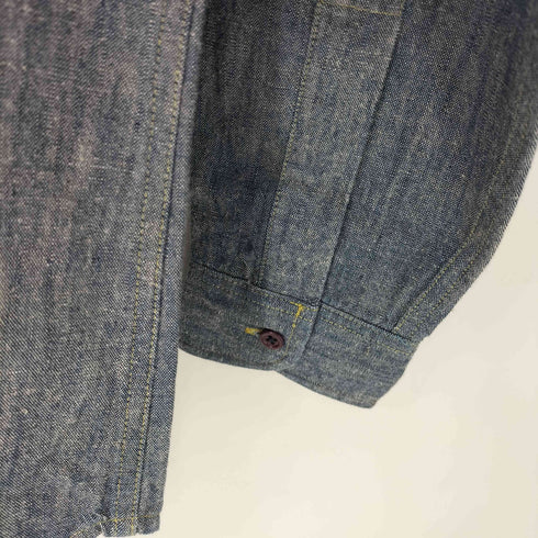 カールヘルム Karl Helmut フロント刺繍 襟裏チェック B.D L/S デニムシャツ メンズ JPN:M