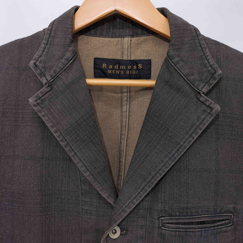 ラドメスメンズビギ Radmess MENS BIGI デニムデザイン3Bドーナッツボタンテーラードジャケット メンズ M