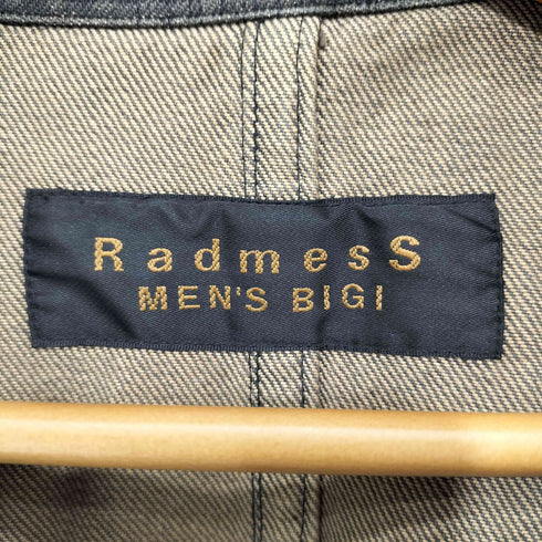 ラドメスメンズビギ Radmess MENS BIGI デニムデザイン3Bドーナッツボタンテーラードジャケット メンズ M