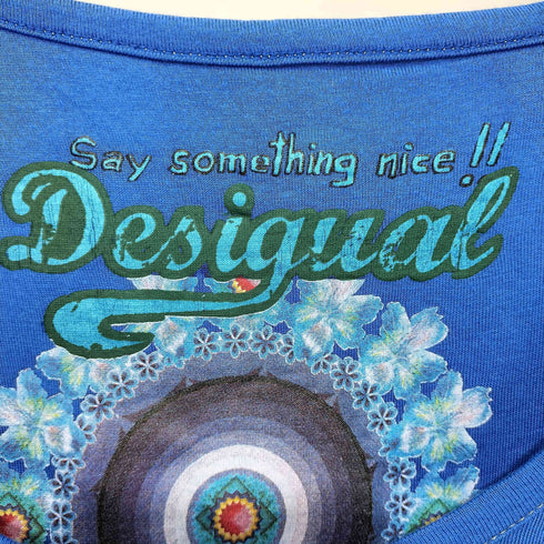 デシグアル Desigual 総柄 ミディアム ワンピース フェアリーグランジ レディース import:L