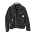 ザラ ZARA フェイクレザーダブルライダースジャケット メンズ JPN:M