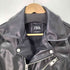 ザラ ZARA フェイクレザーダブルライダースジャケット メンズ JPN:M