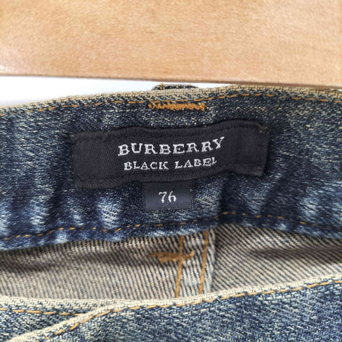 バーバリーブラックレーベル BURBERRY BLACK LABEL ボタンフライ デニムパンツ メンズ JPN:71-76
