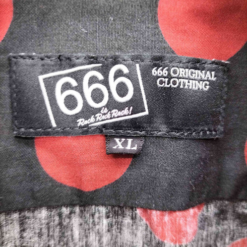 666 ORIGINAL CLOTHING Dot L/S ドット ロングスリーブ シャツ メンズ JPN:XL