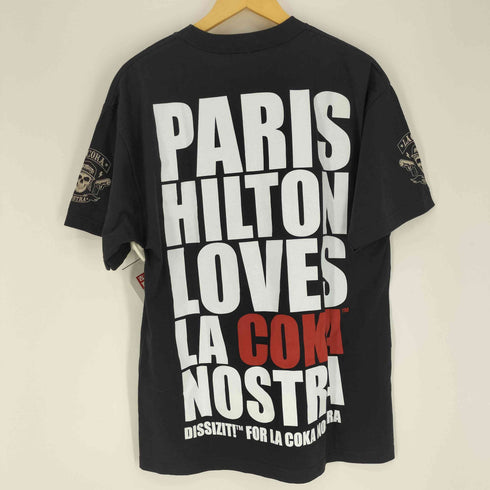 USA製 DISSIZIT LOVES LA COKA NOSTRA PARIS HILTON フォト 両面 プリント Tシャツ メンズ import:L