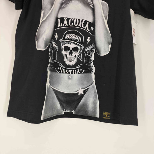USA製 DISSIZIT LOVES LA COKA NOSTRA PARIS HILTON フォト 両面 プリント Tシャツ メンズ import:L
