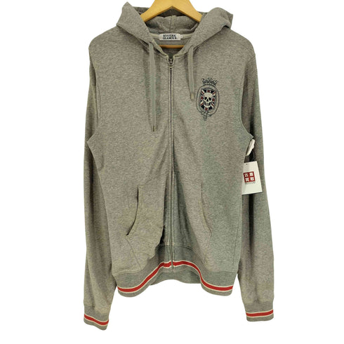 ヒステリックグラマー HYSTERIC GLAMOUR DONT LOOK BACK UK バイク ヒスガール プリント ジップアップ パーカー メンズ JPN:L