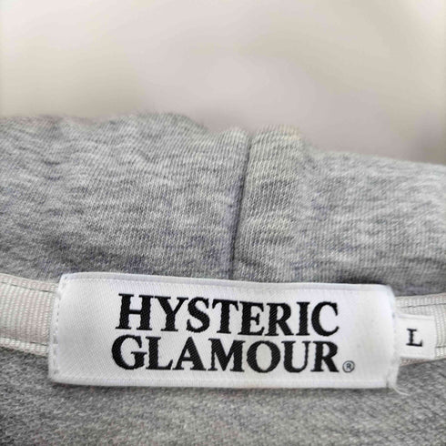 ヒステリックグラマー HYSTERIC GLAMOUR DONT LOOK BACK UK バイク ヒスガール プリント ジップアップ パーカー メンズ JPN:L