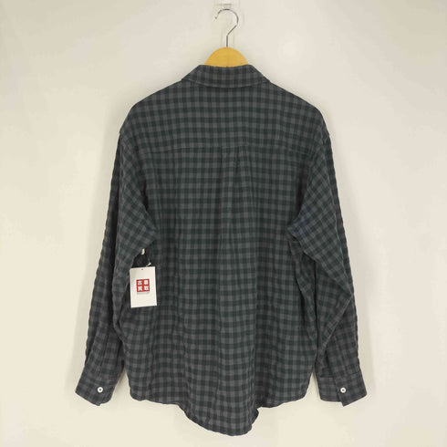 OUSWE コットンポリ ブロックチェックシャツ メンズ JPN:L