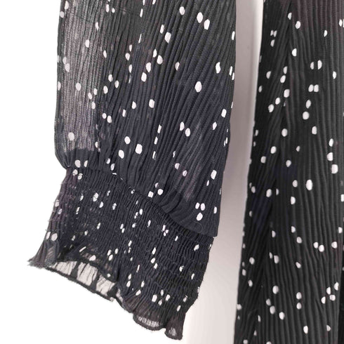 ザラ ZARA ドット柄 シフォンワンピース レディース import:M