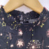 ザラ ZARA 星座柄 ムーンプリント ノースリ フリルワンピース レディース import:S