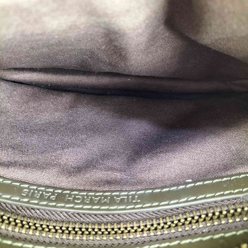 TILA MARCH PARIS エナメルロゴ ミニショルダーバック レディース