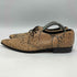 JOHNSONS THE MODERN OUTFITTERS 英国製 レオパード レザー シューズ メンズ UK:8
