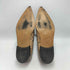 JOHNSONS THE MODERN OUTFITTERS 英国製 レオパード レザー シューズ メンズ UK:8