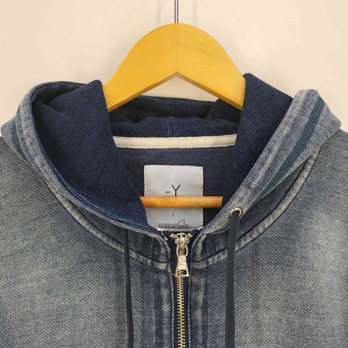 BLUEY SAND&SALT&SUN インディゴ エルボーパッチ ダブルジップパーカー メンズ JPN:1