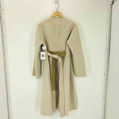 セオリーリュクス theory luxe ダブルフェイスノーカラーコート レディース 38