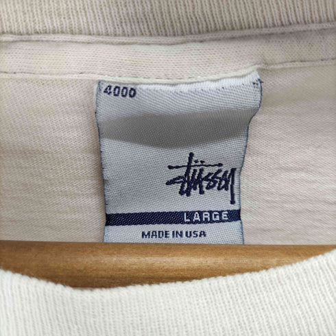 ステューシー Stussy 00S USA製 OLD S/SロゴプリントTシャツ シングルステッチ メンズ import:L
