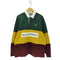 ブラックアイパッチ Black Eye Patch B EMBLEM 3 TONE RUGBY SHIRT メンズ JPN:XL