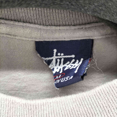 ステューシー Stussy 90S 紺タグ USA製 OLD フォトプリントTシャツ シングルステッチ メンズ import:M