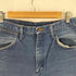 ラングラー Wrangler USA製 935NAV レザーパッチ デニムパンツ メンズ 34×32