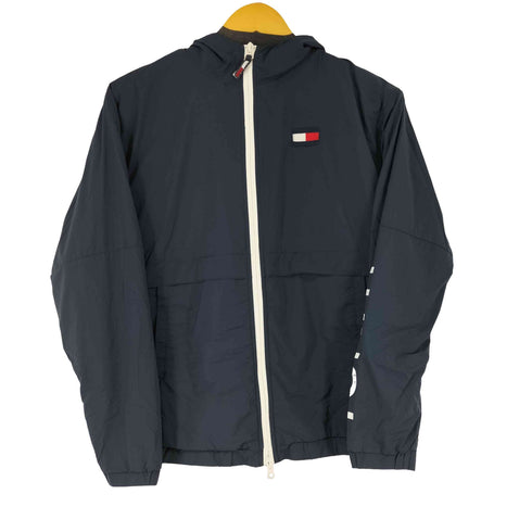 トミーヒルフィガーゴルフ TOMMY HILFIGER GOLF ロゴプリントウィンドジャケット レディース import:L