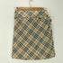 バーバリーブルーレーベル BURBERRY BLUE LABEL ノバチェック プリーツ 巻きスカート レディース 38
