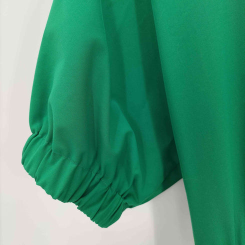 ザラ ZARA ボリュームスリーブ付きミディ丈ワンピース レディース import:M