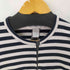 コムデギャルソンシャツ COMME des GARCONS SHIRT L/S フロントデザインクルーネックボーダーTシャツ レディース import:M