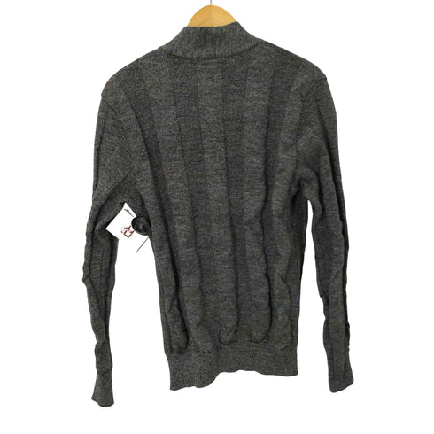 イッセイミヤケ ISSEY MIYAKE 黒タグ メランジVネックニット メンズ