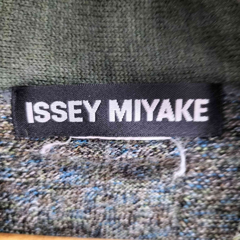 イッセイミヤケ ISSEY MIYAKE 黒タグ メランジVネックニット メンズ