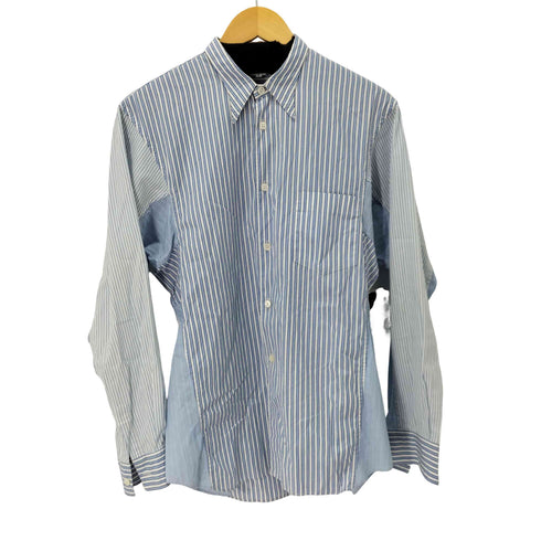コムデギャルソンシャツ COMME des GARCONS SHIRT 16SS ストライプ切替 L/S シャツ メンズ JPN:S