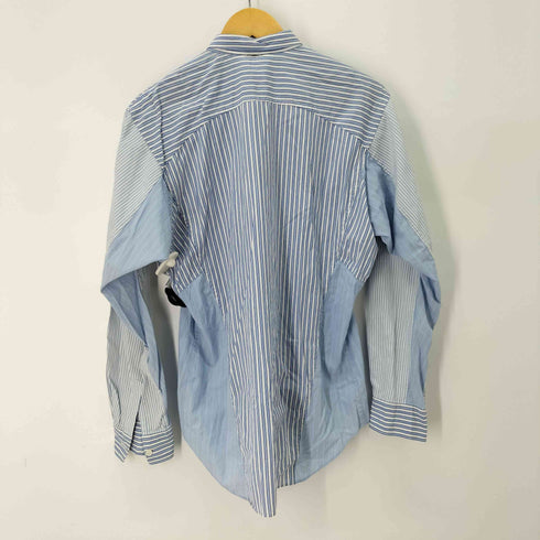 コムデギャルソンシャツ COMME des GARCONS SHIRT 16SS ストライプ切替 L/S シャツ メンズ JPN:S