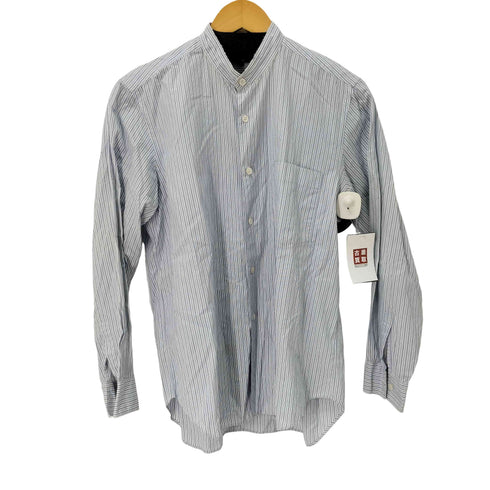 コムデギャルソンオム COMME des GARCONS HOMME ノーカラーストライプ L/S シャツ メンズ JPN:S