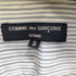コムデギャルソンオム COMME des GARCONS HOMME ノーカラーストライプ L/S シャツ メンズ JPN:S