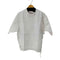 ザラ ZARA サイドジップ ダメージ加工S/Sデニムスウェットシャツ メンズ import:S
