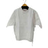ザラ ZARA サイドジップ ダメージ加工S/Sデニムスウェットシャツ メンズ import:S