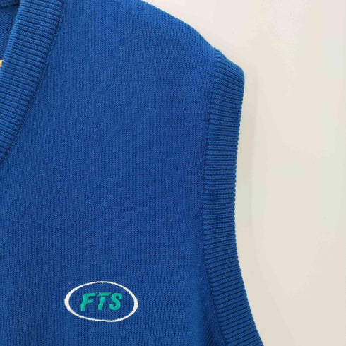 フリップザスクリプト FLIP THE SCRIPT 刺繍ロゴ Vネック ニットベスト メンズ XL