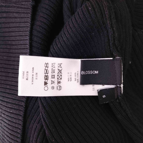 BLOSSOM ハイネックリブニット レディース import:S
