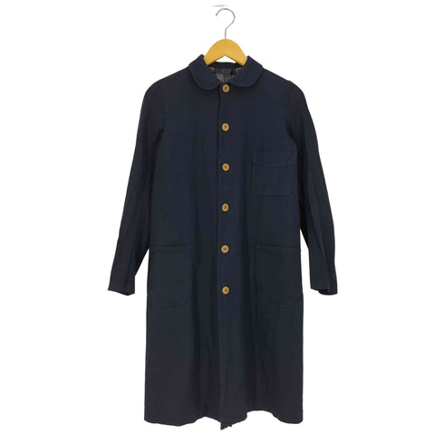 コムデギャルソンコムデギャルソン COMME des GARCONS COMME des GARCONS 製品染め ポリエステルツイル 丸襟 ラウンドカラーコート レディース JPN:M