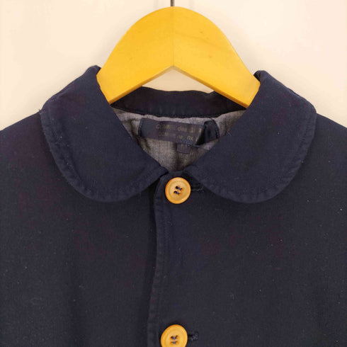 コムデギャルソンコムデギャルソン COMME des GARCONS COMME des GARCONS 製品染め ポリエステルツイル 丸襟 ラウンドカラーコート レディース JPN:M