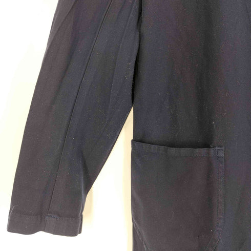 コムデギャルソンコムデギャルソン COMME des GARCONS COMME des GARCONS 製品染め ポリエステルツイル 丸襟 ラウンドカラーコート レディース JPN:M