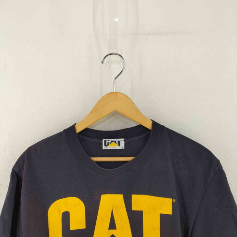 キャタピラー CAT USA製 1993コピーライト ロゴプリント クルーネックTシャツ メンズ