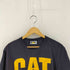 キャタピラー CAT USA製 1993コピーライト ロゴプリント クルーネックTシャツ メンズ
