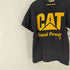 キャタピラー CAT USA製 1993コピーライト ロゴプリント クルーネックTシャツ メンズ