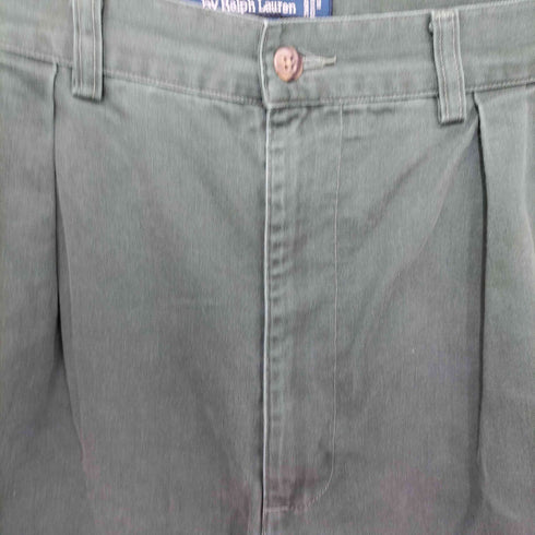 ポロバイラルフローレン Polo by RALPH LAUREN 90S メキシコ製 TYLER SHORT 2タック ワイド チノ ショートパンツ メンズ