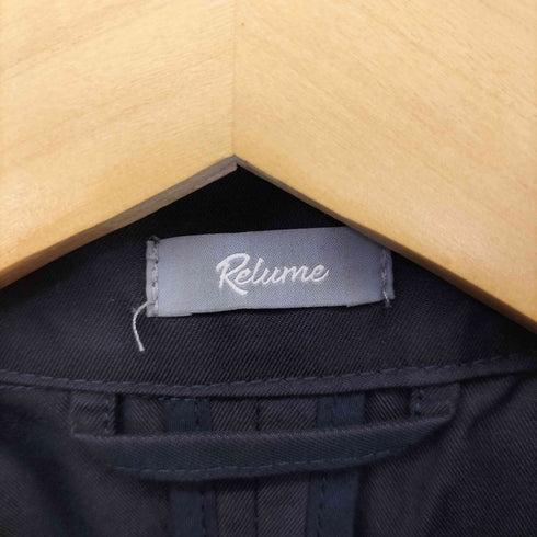 ジャーナルスタンダードレリューム JOURNAL STANDARD relume 21SS オーバーサイズ シャンブレー ステンカラーコート メンズ JPN:M
