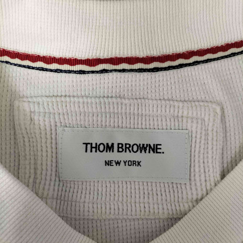 トムブラウン THOM BROWNE ワッフル クルーネックカットソー メンズ 0